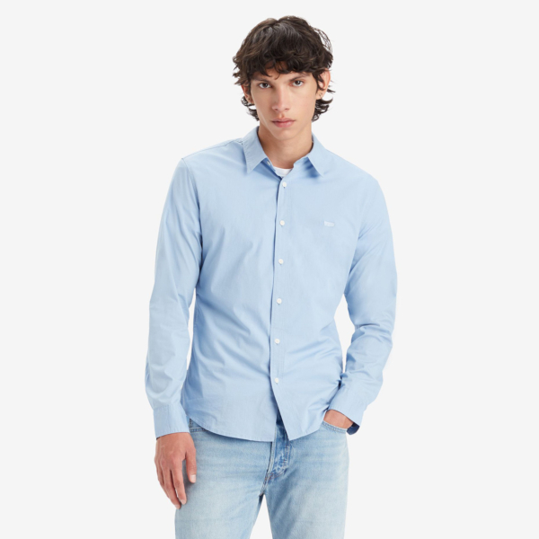 Levi’s® Battery Slim Fit Poplin Men’s Shirt - Soft Blue (86625-0039)