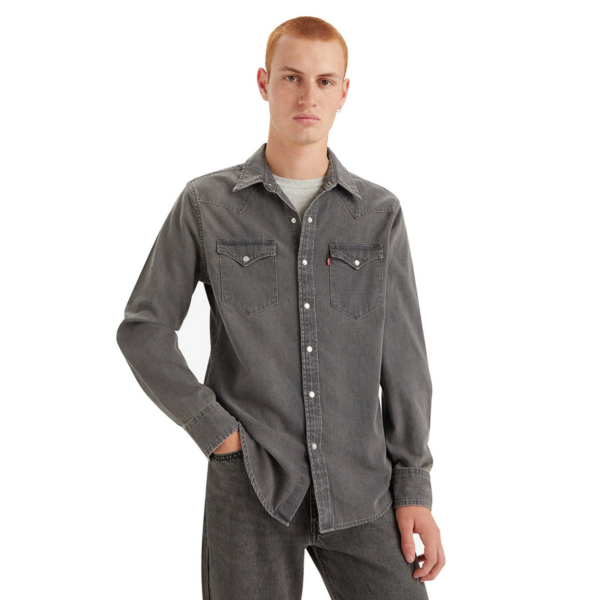 Levi’s® Classic Western Men’s Denim Shirt - Calypso Grey (85745-0148)