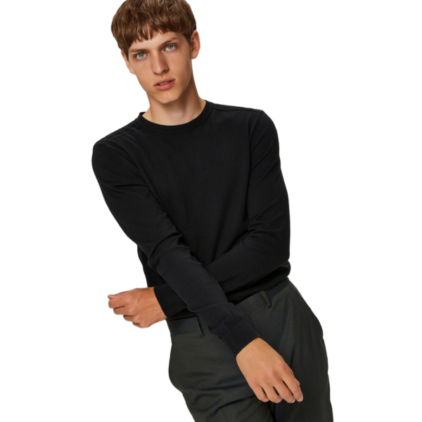 SELECTED Berg Knitted Jumper for Men in Black (16074682)