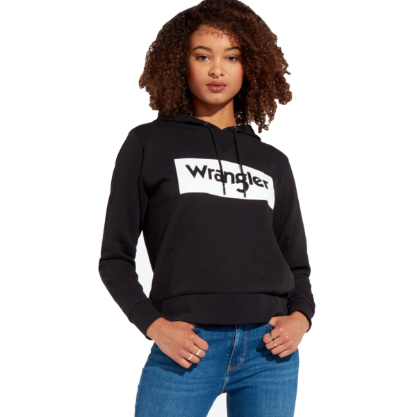 WRANGLER Logo Women Hoodie - Black (W6N4HA100)