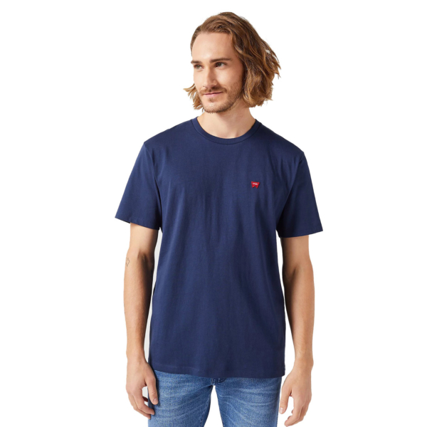 Wrangler Sign Off Men's T-Shirt - Navy (W70MD3114)