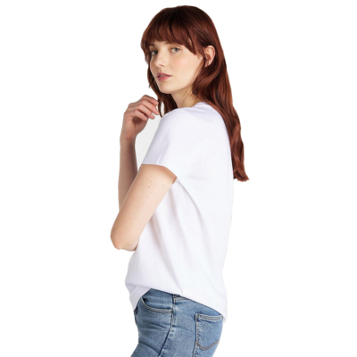 LEE Γυναικείο Μπλουζάκι Κοντομάνικο Λευκό (L41L-ET-LJ)