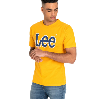 LEE Logo Men T-Shirt - Radiant Yellow (front)