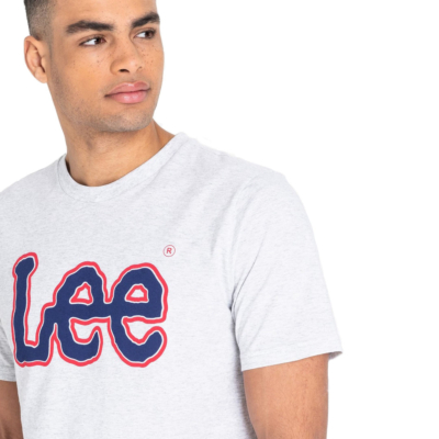 LEE Μπλούζα Ανδρική Λογότυπο Γκρι Μελανζέ (L60UFE03)

