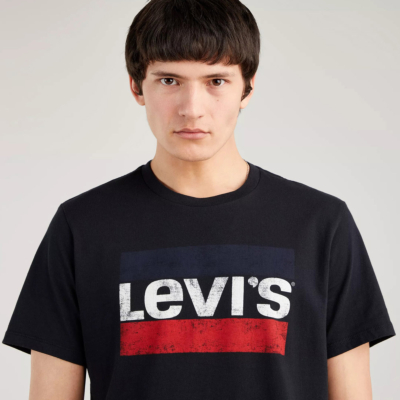 Levi's® 84 Sportswear Ανδρικό Μπλουζάκι Μαύρο (39636-0050)

