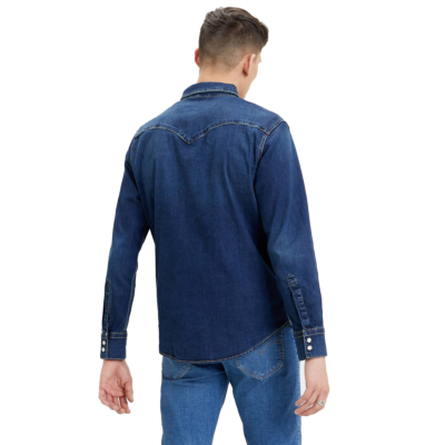 Levi’s® Barstow Denim Slim Stretch Shirt - Dark Worn Blue (85744-0009)