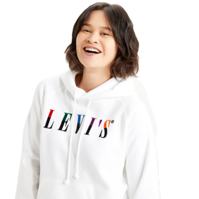 Levi’s® Φουτερ Γυναικείο Λογότυπο Λευκό (35946-0240)