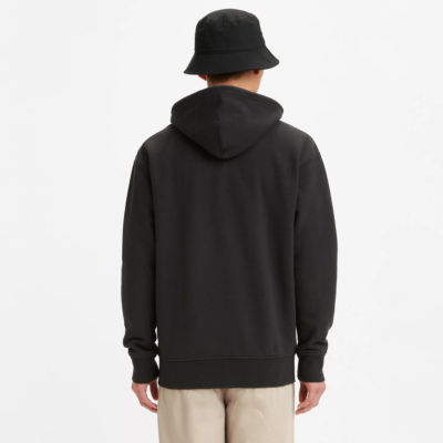 Levi’s® Graphic Zip Up Relaxed Men Hoodie in Caviar (38717-0004) 