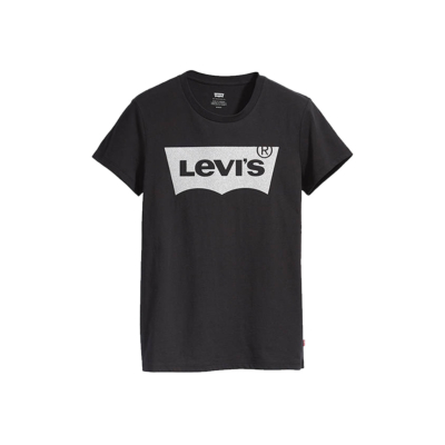 Levi’s® Μπλουζάκι Γυναικείο με Λογότυπο - Μαύρο (17369-0483)