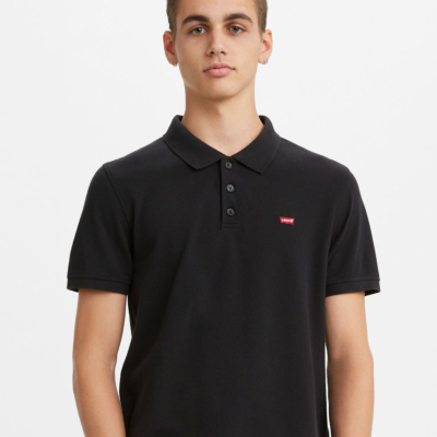 Levi’s® Polo Μπλουζάκι Ανδρικό - Μαύρο (35883-0007)

