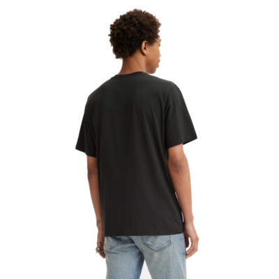 Levi's® Olde English Logo Relaxed Men Tee in Caviar (16143-0818)