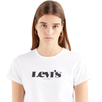 Levi’s® Μπλουζάκι Γυναικείο Λογότυπο Λευκό (17369-1249) 