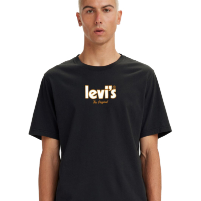 Levi's® Ανδρικό Μπλουζάκι με Λογότυπο - Μαύρο (16143-0826)
