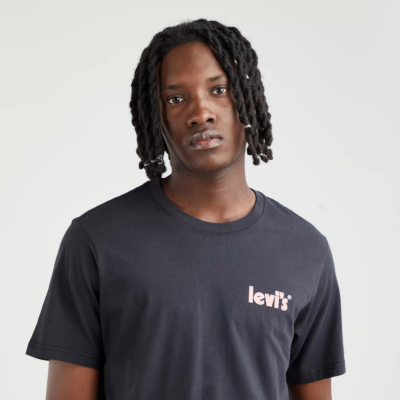 Levi's® Ανδρικό Μπλουζάκι με Λογότυπο - Μαύρο (16143-0401)
