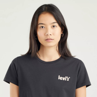 Levi’s® Μπλουζάκι Γυναικείο με Λογότυπο - Μαύρο (17369-1760)
