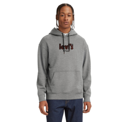 Levi’s® Relaxed Graphic Hoodie - Heather Grey (38479-0178)