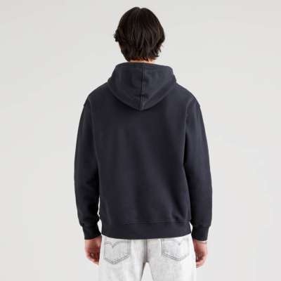 Levi’s® Relaxed Graphic Logo Hoodie for Men in Caviar (38479-0039) 