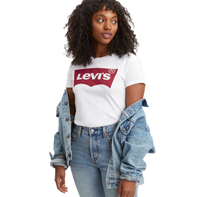 Levi’s® Μπλουζάκι Γυναικέιο Λογότυπο Λευκό (17369-0053)