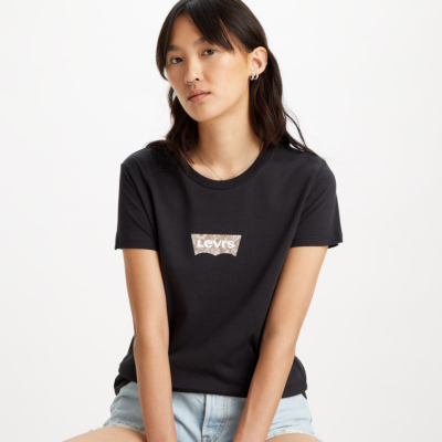 Levi’s® T-Shirt Γυναικείο με Λογότυπο - Μαύρο (17369-2069) 