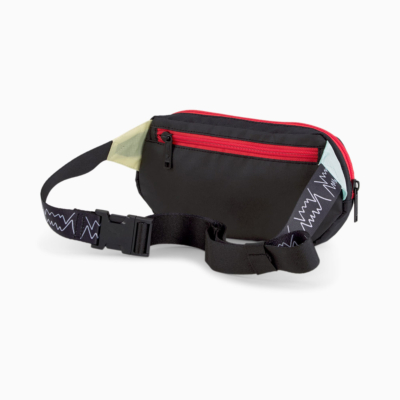 Puma Unisex Waist Bag - Black/ High Risk Red (078559-02) 