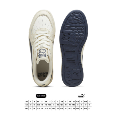 Puma CA Pro Ripple Earth Sneakers - White/ Club Navy (395773-02/ size guide)