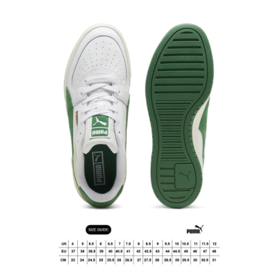 Puma CA Pro Suede Men’s Sneakers in White/ Archive Green (387327-10/ size guide) 