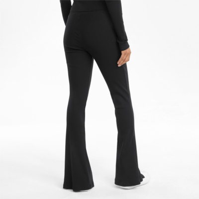 PUMA Classics Rib Slit Women Pants - Black (531614-01) 