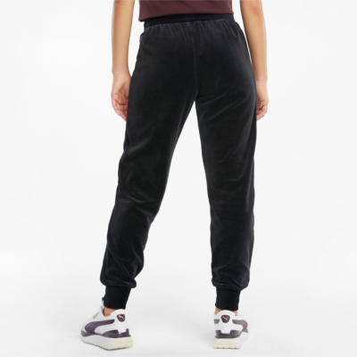 PUMA Iconic T7 Velour Women Pants - Black (531620-01) 