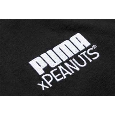PUMA x Peanuts Men Tee - Black (detail)
