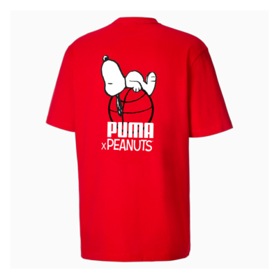 PUMA x Peanuts Men T-Shirt in High Risk Red (530616-11) 