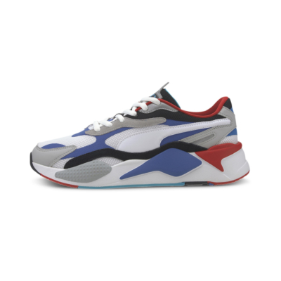 PUMA RS-X³ Puzzle Sneakers - White/ Dazzling Blue (371570-05)