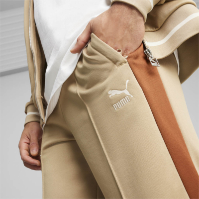 Puma T7 Relaxed Track Pants for Men in Prairie Tan (624393-83) 
