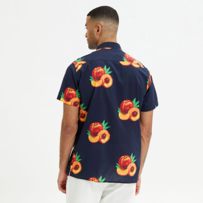 SELECTED Tropical Print Shirt (16084699-Blue)
