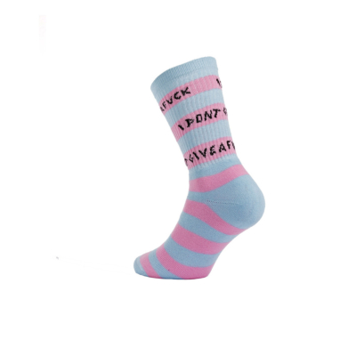 SOCK ING Stripes Retro Κάλτσες - Baby Blue/ Pink (S30218-10)