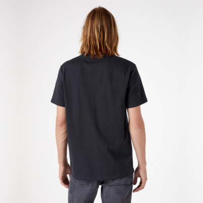 Wrangler Branded T-Shirt for Men in Faded Black (W773EEXV6)