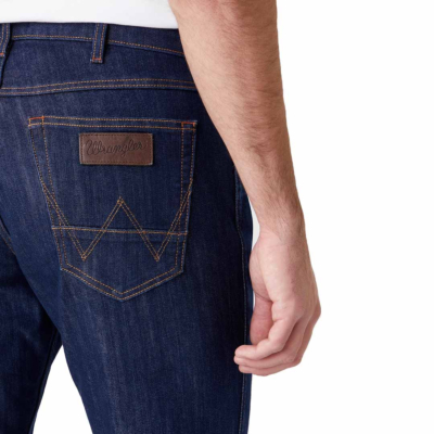 WRANGLER Greensboro Jeans Regular - Ocean Squall (back pocket) 