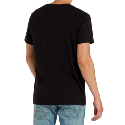 WRANGLER Multi Color Logo T-Shirt in Black (W7C25FQ01) 