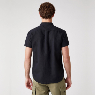 WRANGLER One Pocket Short Sleeve Men Shirt in Black (W5J7LO100)
