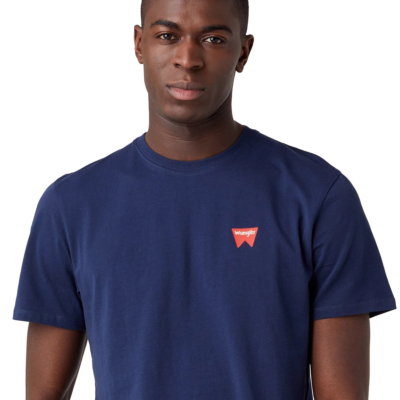 Wrangler Ανδρικό T-Shirt Μονόχρωμο - Μπλε (W70MD3114)