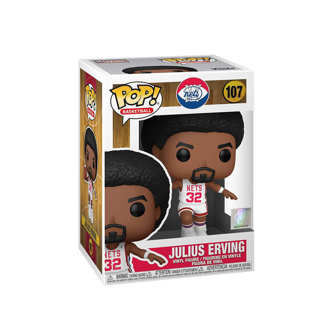 Funko POP!® Basketball: NBA® Legends - Julius Erving (Nets Home Jersey) #107 (box)