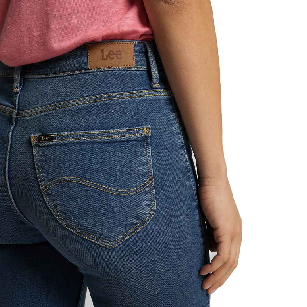 LEE Breese Women Jeans Bootcut - Mid Worn Martha (back pocket)
