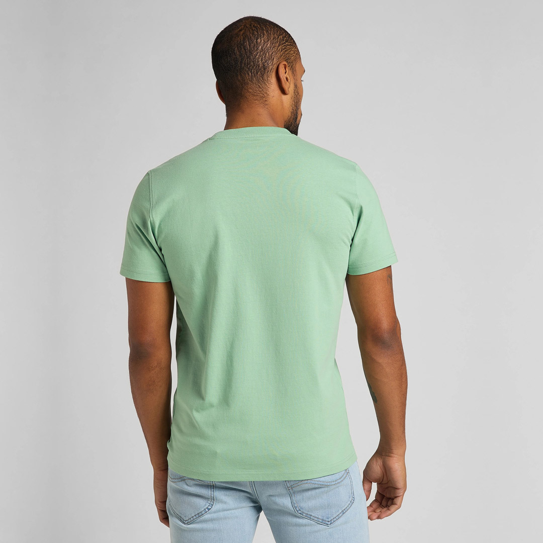 LEE Pocket Men T-Shirt in Granite Green (L64PSWQN)
