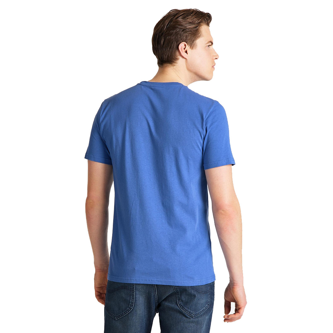 LEE Wobbly Logo Men T-Shirt - Summer Blue (L65Q-FE-NJ)