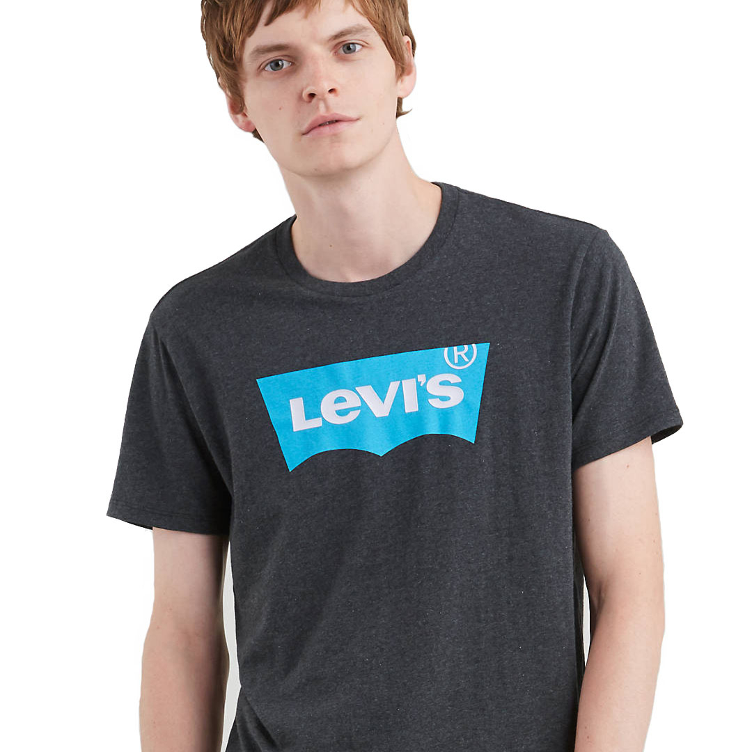 Levi's® Μπλουζάκι Ανδρικό Λογότυπο Ανθρακί (22489-0154)
