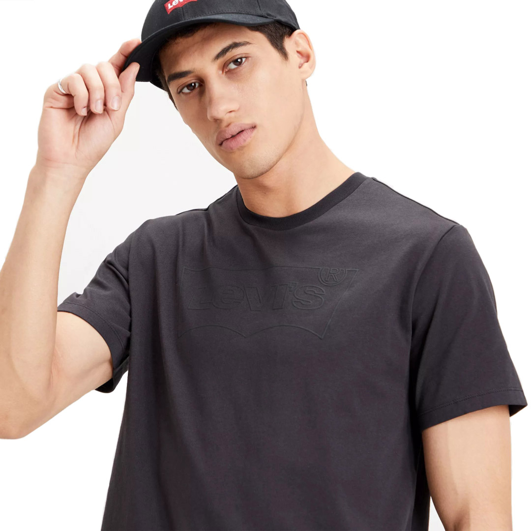 Levi's® Housemark Outline Men Graphic T-Shirt in Jet Black (22489-0283)
