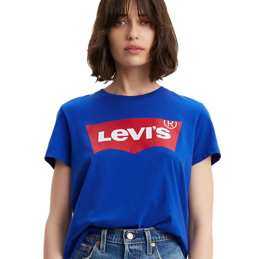 Levi’s® Λογότυπο Γυναικείο Μπλουζάκι Μπλε (17369-0401)

