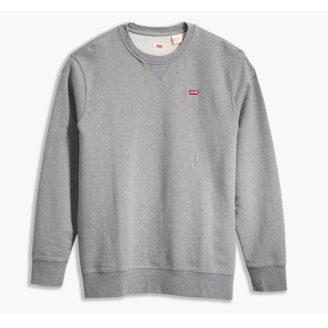 Levi’s® New Original Crew Sweatshirt for men in Grey Heather (35909-0002) 