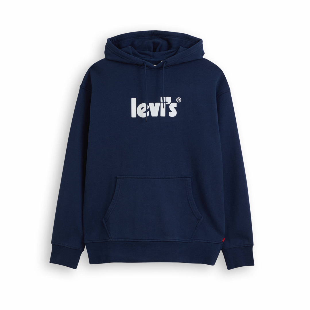 Levi’s® Φούτερ με Κουκούλα Ανδρικό με Λογότυπο - Μπλε (38479-0081)
