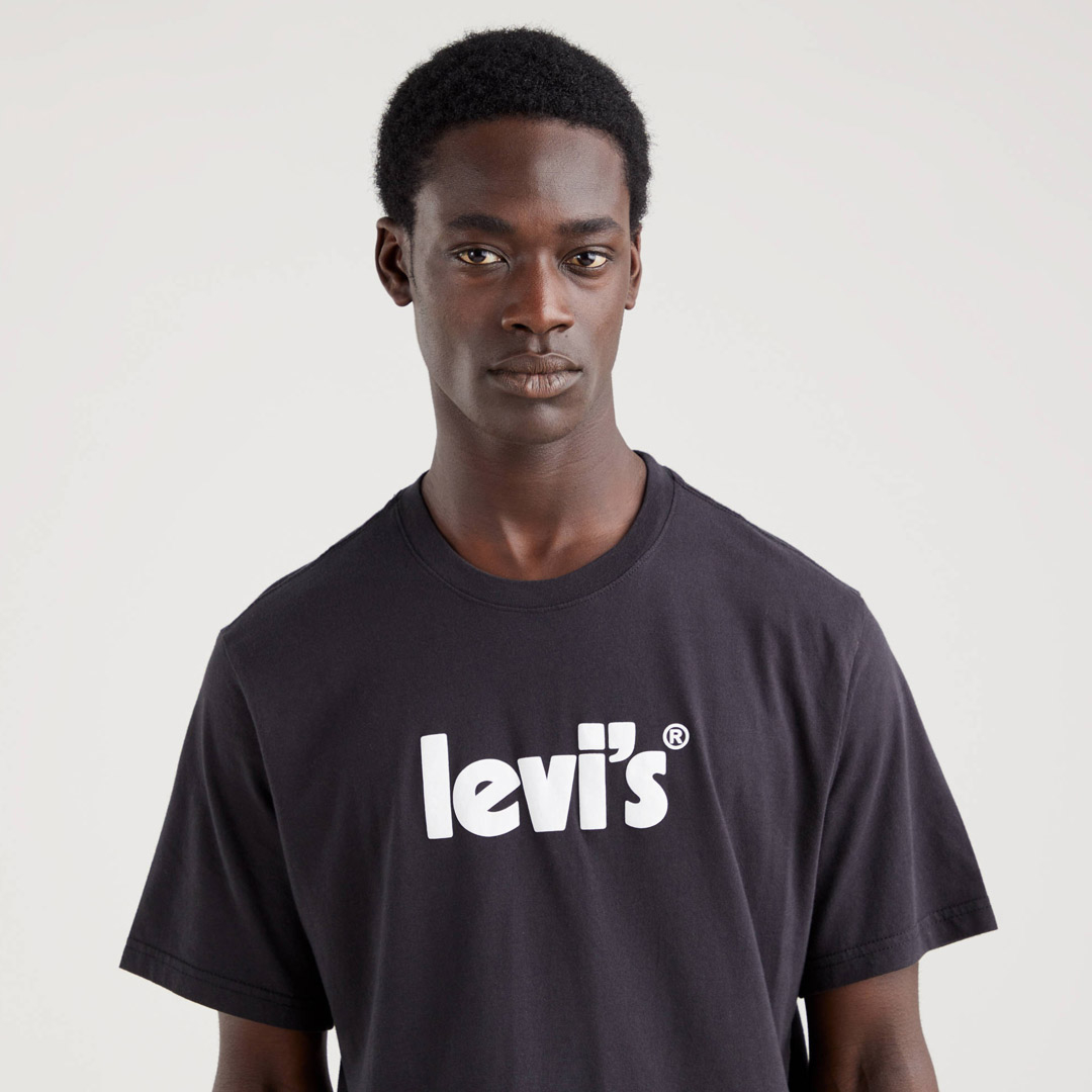 Levi's® Μπλουζάκι Ανδρικό με Λογότυπο - Μαύρο (16143-0391)
