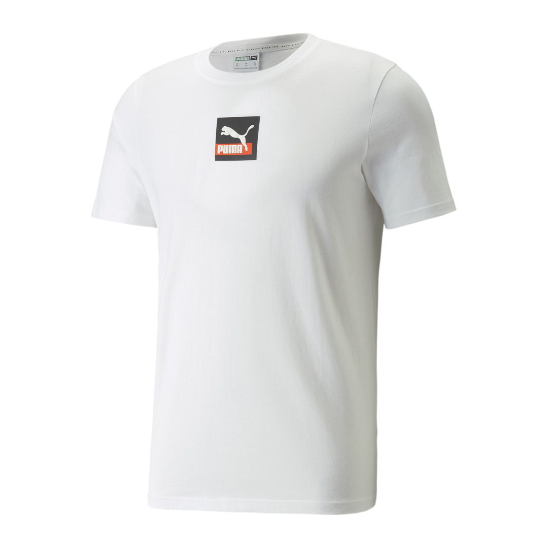 PUMA Brand Love Μπλουζάκι Ανδρικό - Λευκό (533653-02)
